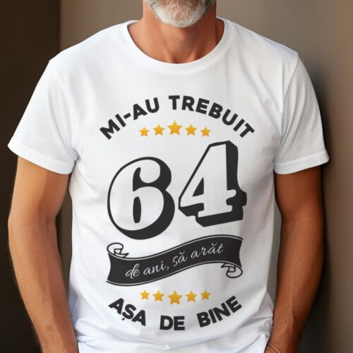 Tricou Mi-au trebuit 64 de ani sa arat asa de bine Model6