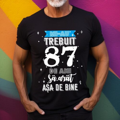 Tricou Mi-au trebuit 87 de ani sa arat asa de bine Model2