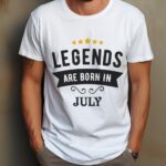 Tricou Legends are born in July