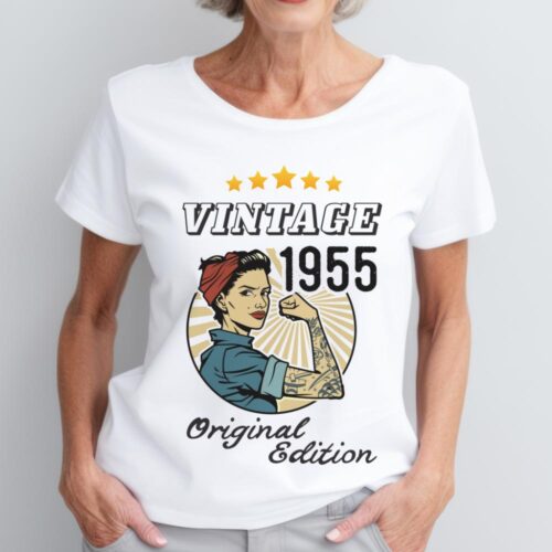 Tricou Personalizat Vintage 1955 Original Edition