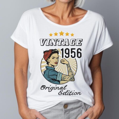 Tricou Personalizat Vintage 1956 Original Edition