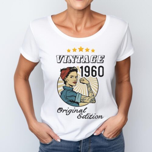 Tricou Personalizat Vintage 1960 Original Edition