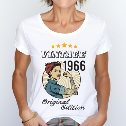 Tricou Personalizat Vintage 1966 Original Edition
