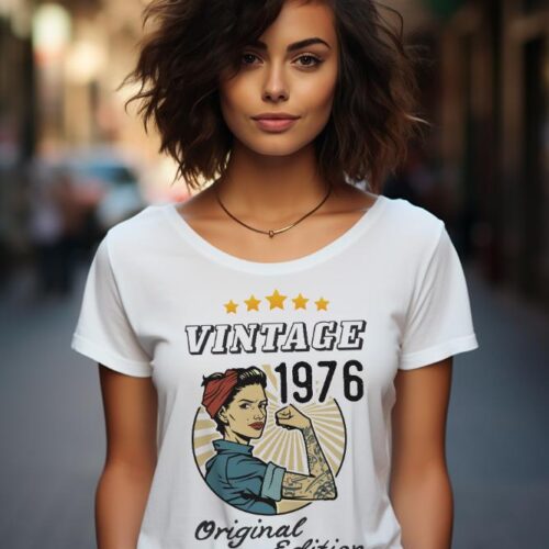Tricou Personalizat Vintage 1976 Original Edition