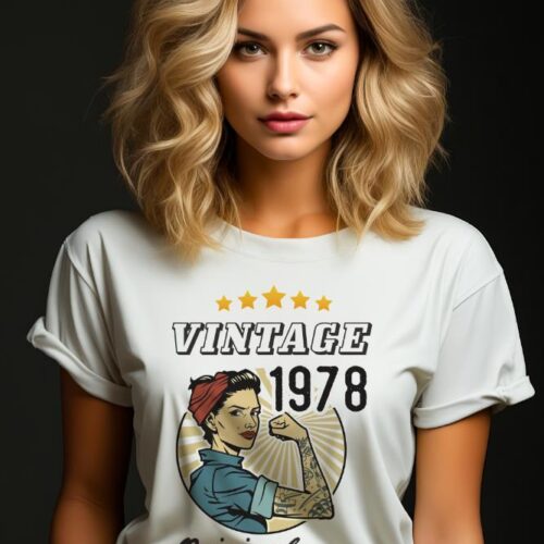 Tricou Personalizat Vintage 1978 Original Edition