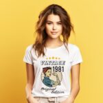 Tricou Personalizat Vintage 1981 Original Edition