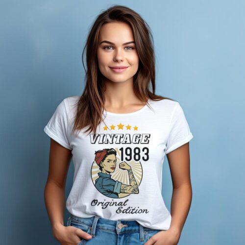 Tricou Personalizat Vintage 1983 Original Edition