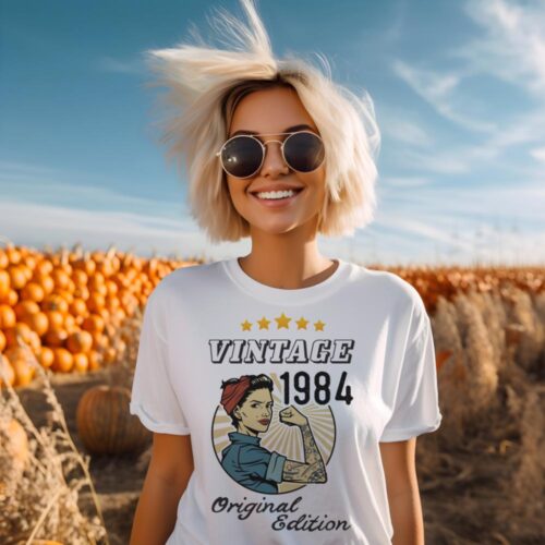 Tricou Personalizat Vintage 1984 Original Edition