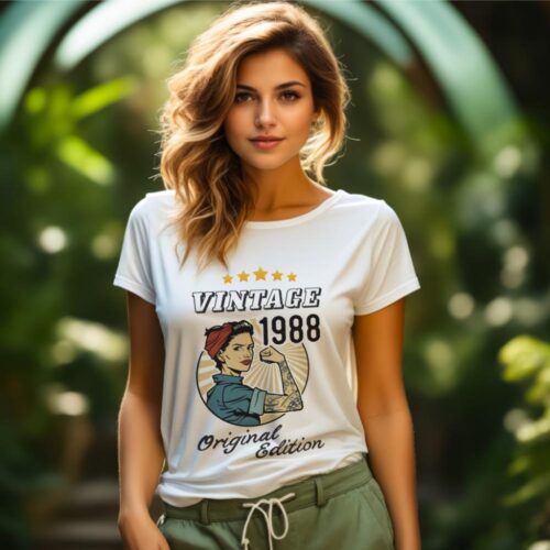 Tricou Personalizat Vintage 1988 Original Edition