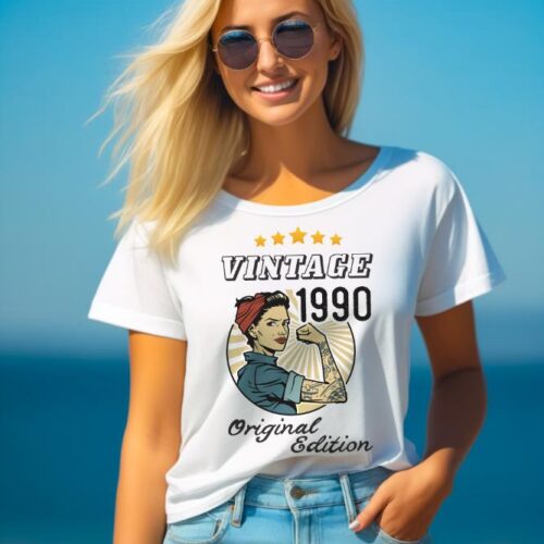 Tricou Personalizat Vintage 1990 Original Edition