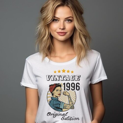Tricou Personalizat Vintage 1996 Original Edition