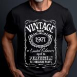 Tricou Personalizat Vintage Made In 1971 Aged to Perfection