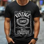 Tricou Personalizat Vintage Made In 1985 Aged to Perfection