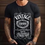 Tricou Personalizat Vintage Made In 1999 Aged to Perfection