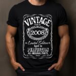 Tricou Personalizat Vintage Made In 2008 Aged to Perfection