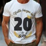 Tricou Viata Incepe La 20 de ani MODEL 2