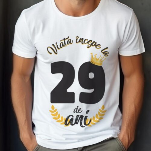 tricou viata incepe la 29 de ani model 2