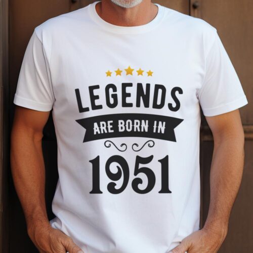Tricou Personalizat Legends are born in 1951 MODEL2_tricou17_new