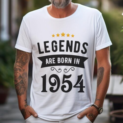 Tricou Personalizat Legends are born in 1954 MODEL2_tricou20_new