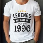 Tricou Personalizat Legends are born in 1996