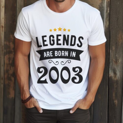 Tricou Personalizat Legends are born in 2003 MODEL2_Tricou1_new