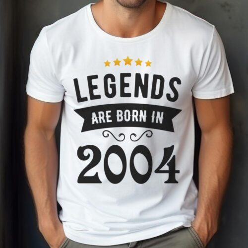 Tricou Personalizat Legends are born in 2004 MODEL2_tricou2_new
