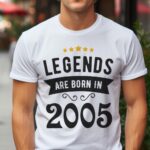 Tricou Personalizat Legends are born in 2005
