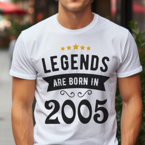 Tricou Personalizat Legends are born in 2005 MODEL2_tricou9_new