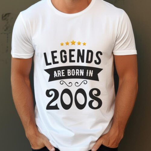 Tricou Personalizat Legends are born in 2008 MODEL2_tricou3_new