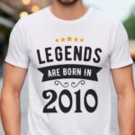 Tricou Personalizat Legends are born in 2010