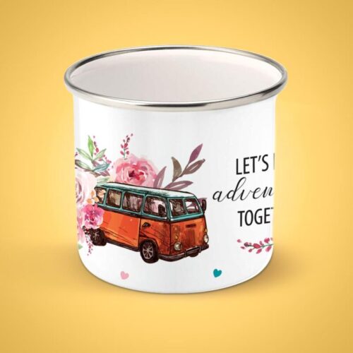Cana-metalica-emailata-personalizata-cu-text-Lets-have-adventures-togheter-M9109