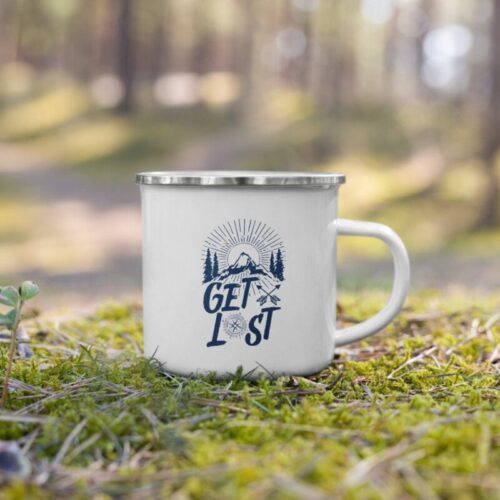 Cana metalica  personalizata  "Get lost" M/2064