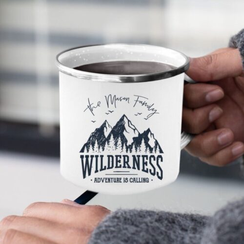Cana metalica  personalizata "WILDERNESS" M/2046