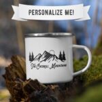 Cana metalica  personalizata THE MOUNTAINS