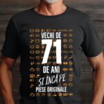 Tricou Vechi de 71 de ani și încă pe piese originale