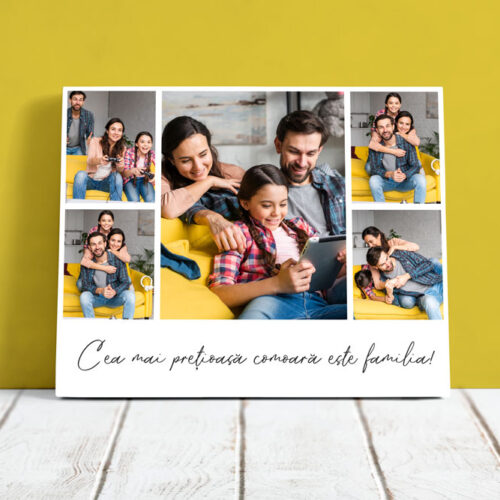 Tablou Personalizat Cea mai prețioasă comoară este familia!