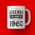 Cana Personalizata Legends are born in 1960 MODEL2