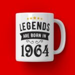Cana Personalizata Legends are born in 1964 MODEL2