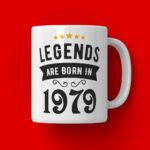 Cana Personalizata Legends are born in 1979 MODEL2