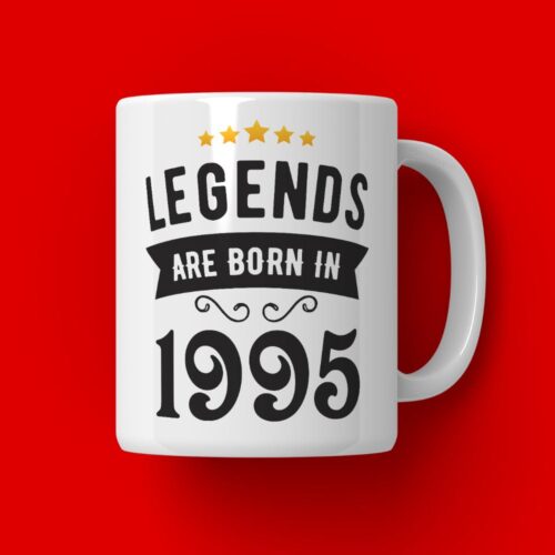 Cana Personalizata Legends are born in 1995 MODEL2