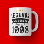 Cana Personalizata Legends are born in 1998 MODEL2