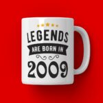 Cana Personalizata Legends are born in 2009 MODEL2