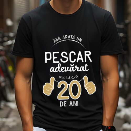 Tricou Asa arata un pescar adevarat la 20 de ani_tricou5