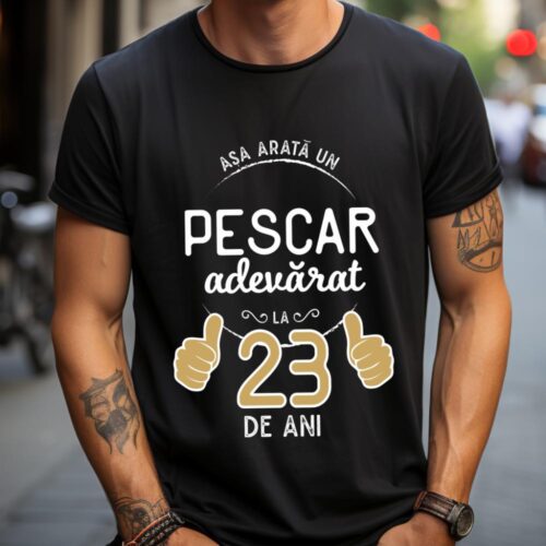 Tricou Asa arata un pescar adevarat la 23 de ani_tricou10