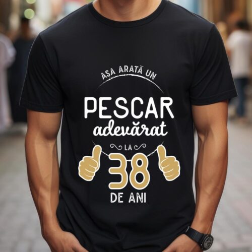 Tricou Asa arata un pescar adevarat la 38 de ani_tricou6