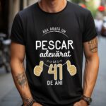 Tricou Asa arata un pescar adevarat la 41 de ani