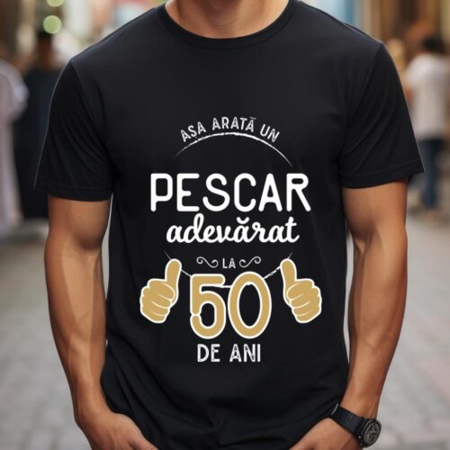 Tricou Asa arata un pescar adevarat la 50 de ani_tricou6