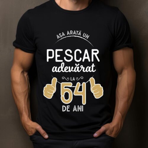 Tricou Asa arata un pescar adevarat la 54 de ani_tricou14