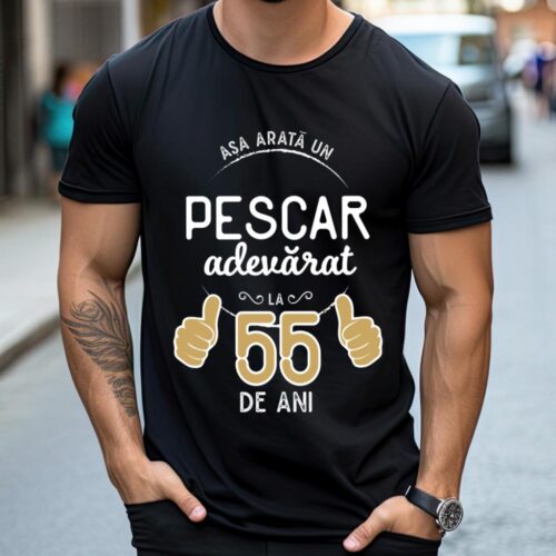 Tricou Asa arata un pescar adevarat la 55 de ani_tricou13