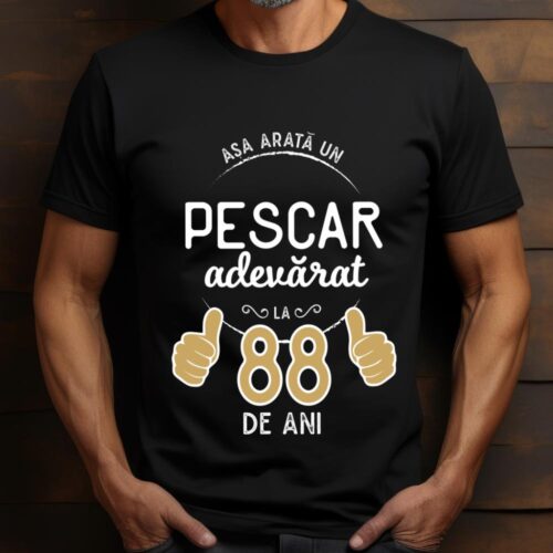 Tricou Asa arata un pescar adevarat la 88 de ani_tricou16